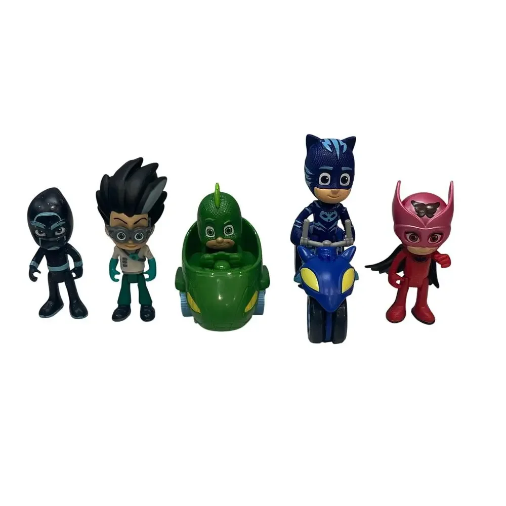 PJ Masks Action Figures & Vehicles Toys Gekko Catboy Owlette Romeo Night Ninja